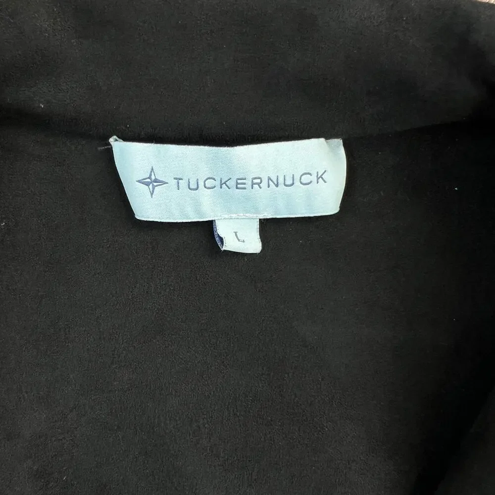 Tuckernuck Black Suede Margot Top
